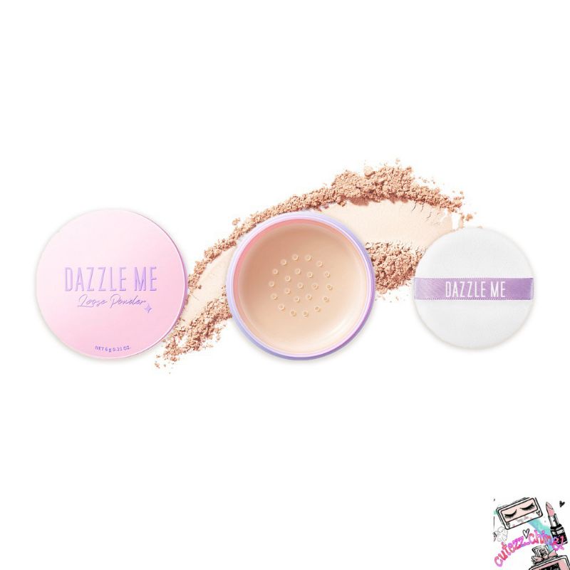 ☃️Cutezz_ching1☃️Dazzle Me Always Setting Loose Powder | Soft Smooth Long Lashting | Bedak Tabur