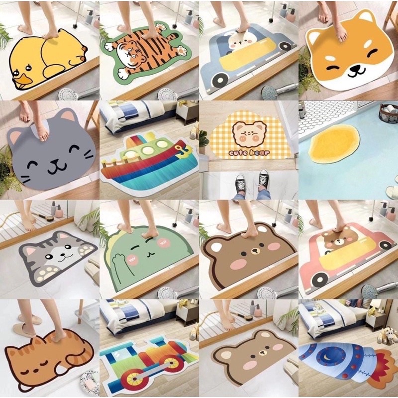 Import Keset Kaki Karakter Lucu