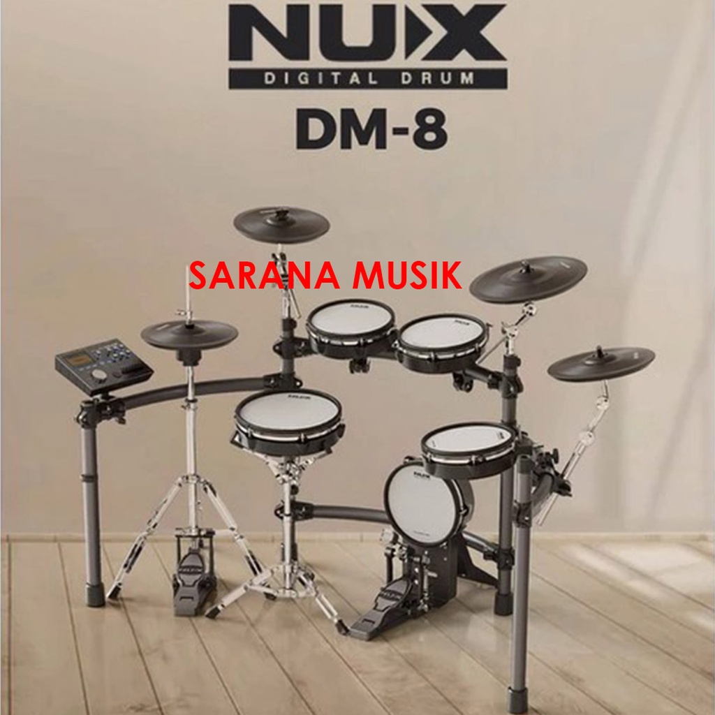 Drum Elektrik NUX DM8 DM-8 NUX DM 8 Original Drum Set NUX DM 8