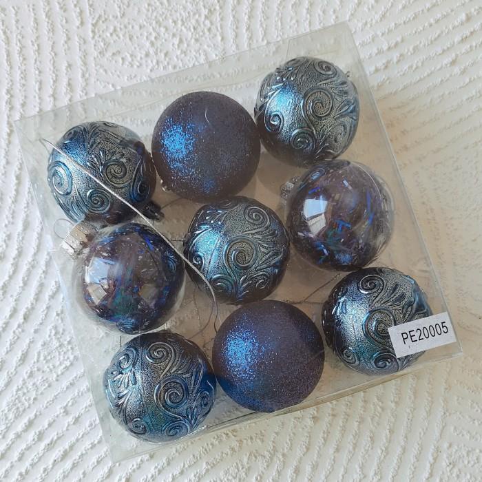 Bola Natal 6cm hiasan pohon natal hiasan bola natal Christmas ball