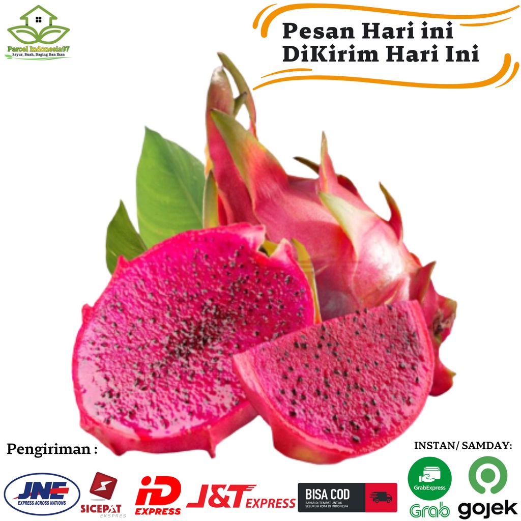 

Buah Naga 1kg Merah Segar Manis