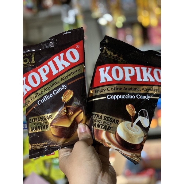 

Kopiko Permen Rasa Kopi bag 175 gram isi 50 butir Coffee Candy/Cappuccino Candy