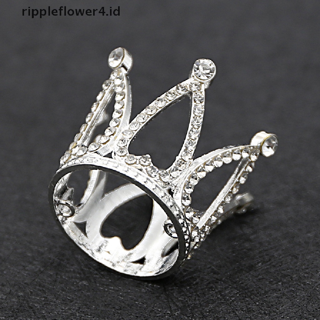 {rippleflower4.id} 1pc Tiara Mahkota Princess Mini Romantis Mutiara Garland Anak Hiasan Rambut Dekorasi Pernikahan Hair Jewelry~