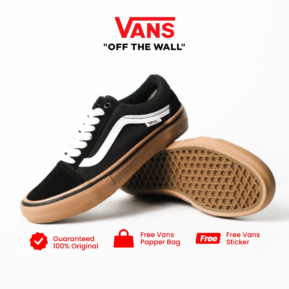 Vans Old Skool Pro Black Gum Original 100 %