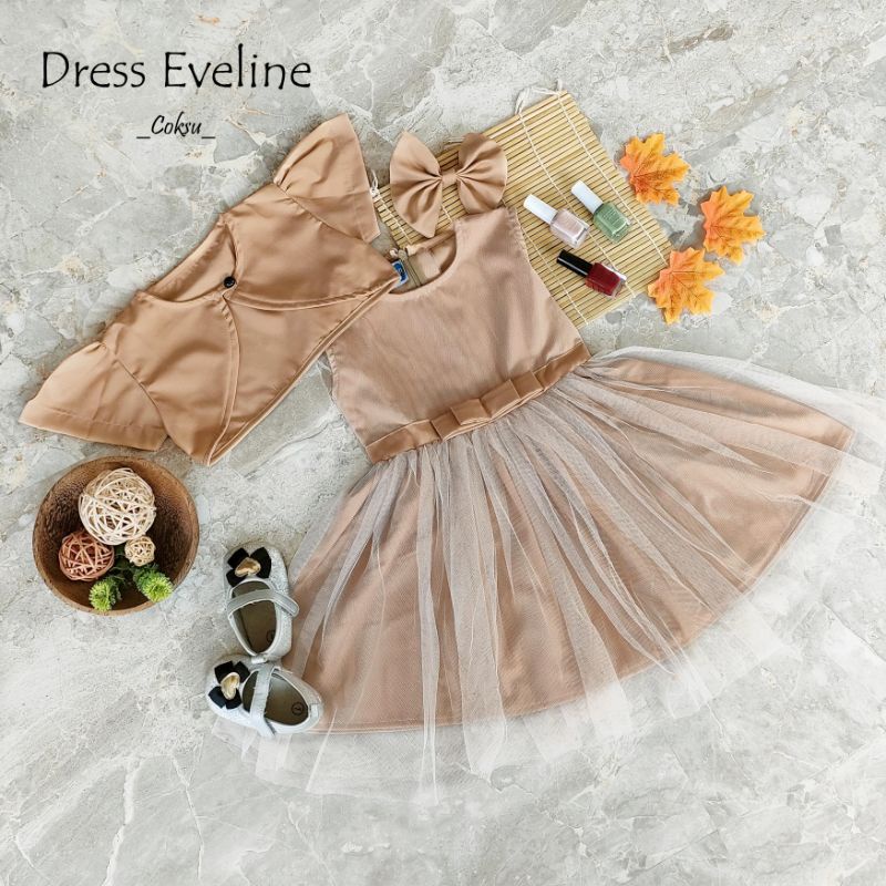 dress eveline natal dan dewasa /dress natal terbaru /christmas dress anak dan dewasa /kostum natal anak