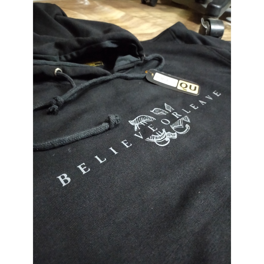 HOODIE PRIA SIZE JUMBO L-XL-XXL-XXXL-XXXXL-XXXXXL BAHAN TEBAL MOTIF BELIEVE