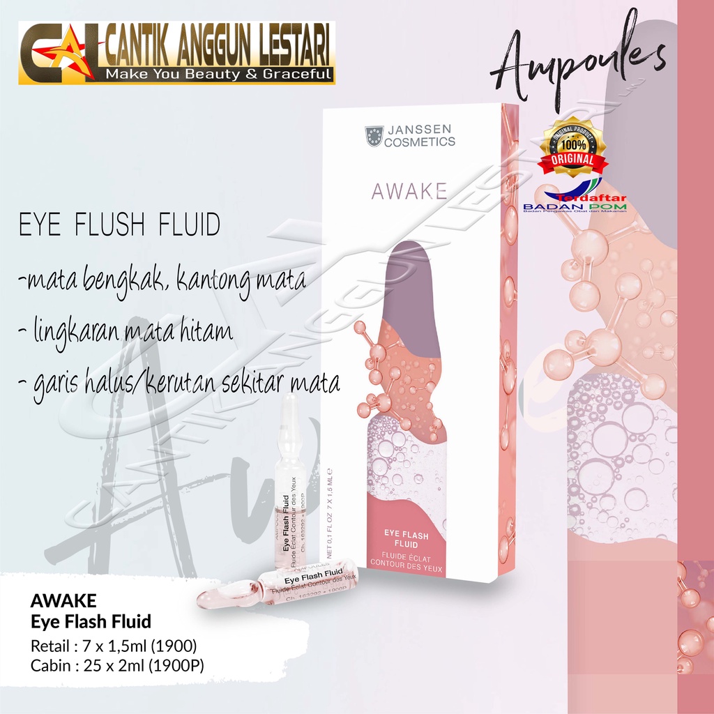 Jual Janssen Awake Eye Flash Fluid X Ml Ampoule Serum Ampul Shopee Indonesia