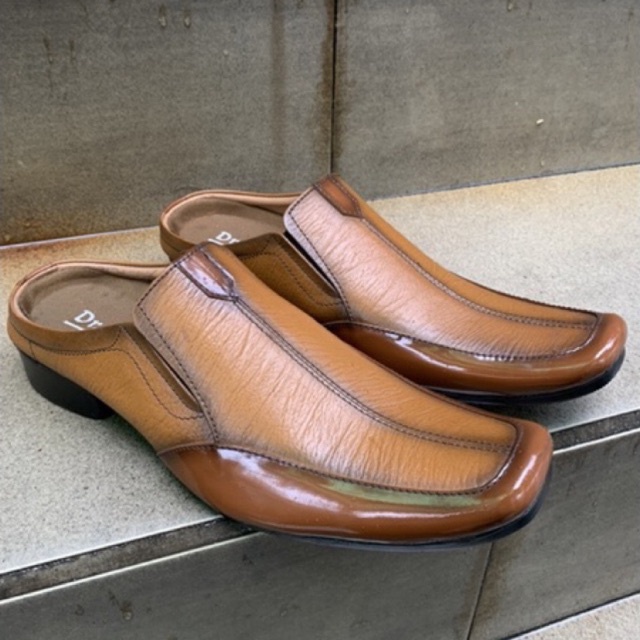 SANIRO || Sepatu Bustong Kulit Pria Model Formal | Tutong Kulit Asli | Daltu Kulit