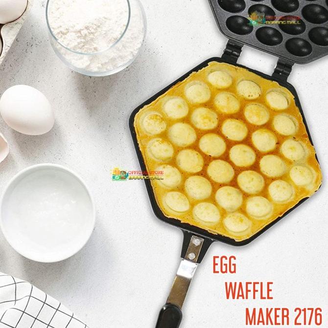 Cetakan kue EGG WAFFLE TELUR MAKER Diatas kompor tidak perlu oven