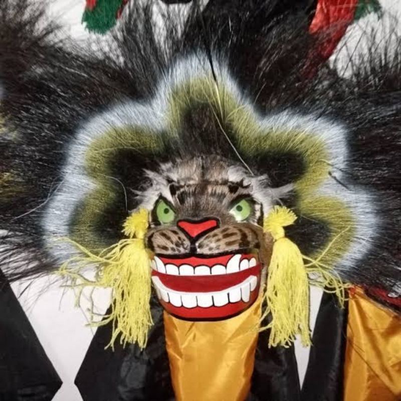 mainan anak topeng barongan blora barong kucing