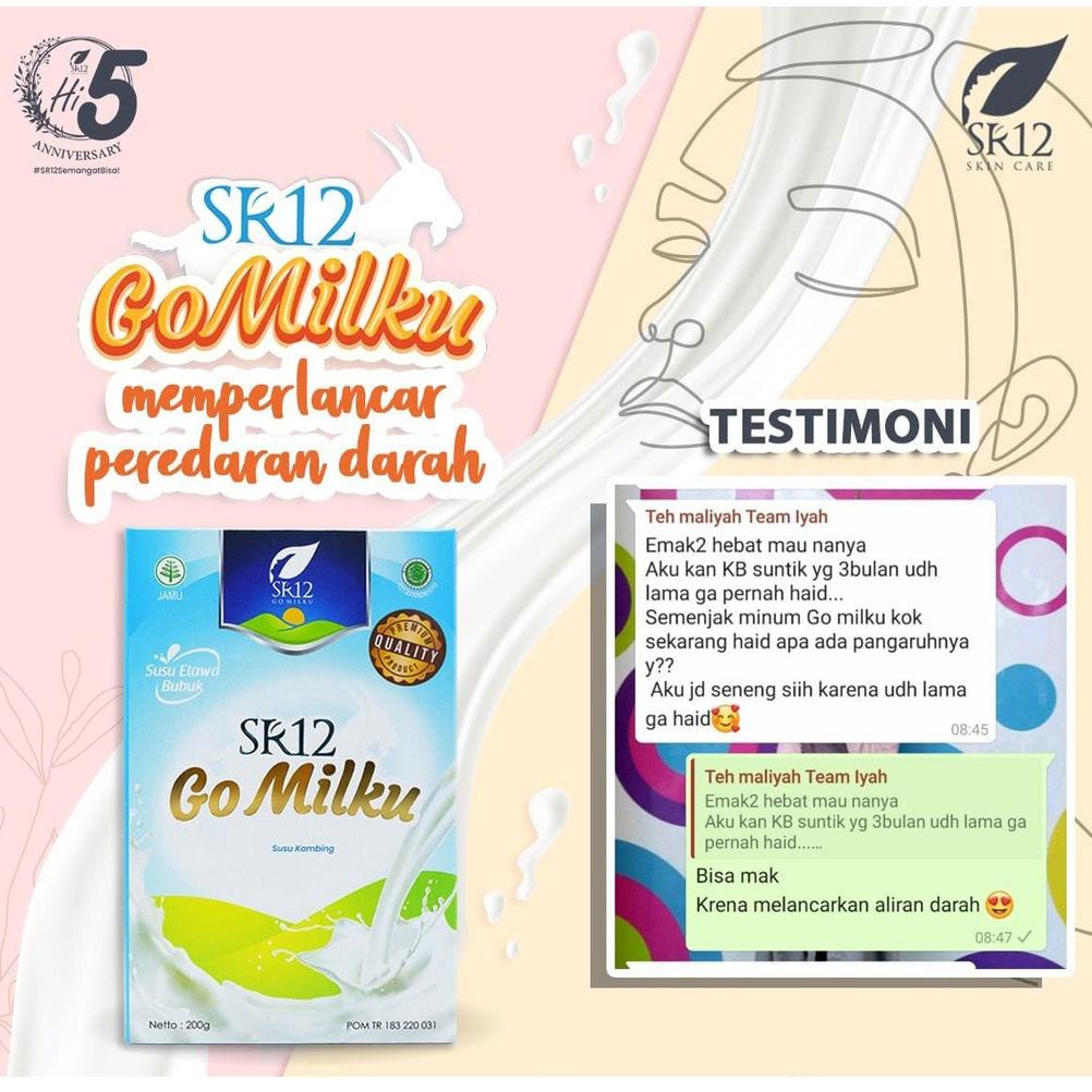 

(PROMO MTK91) BEST SELLER Susu Gomilku SR12 Susu Kambing Etawa 200 dan 600 Gram ⁎
