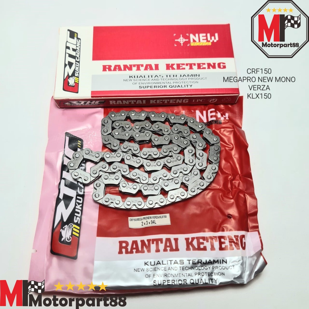 RANTAI KETENG SINTRIK KAMPRAT CRF150 MEGAPRO NEW VERZA KLX150 RTHC