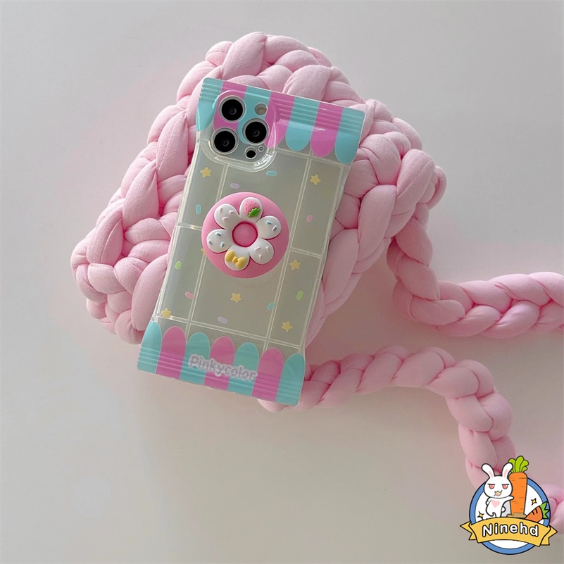 Realme 9pro+ C35 C31 C30 C21 C21 C21Y C25Y C25 C20 C20A C17 C15 C12 C11 8 8i 7i 5 5i 5s 6i Narzo 50A Prime Motif Donat Casing Ponsel Pelindung Lensa Soft Case Bening Cover Pelindung