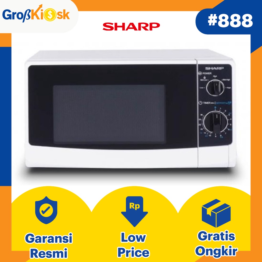 MICROWAVE OVEN SHARP 20 LITER R 220MA WH / R-220MA-WH