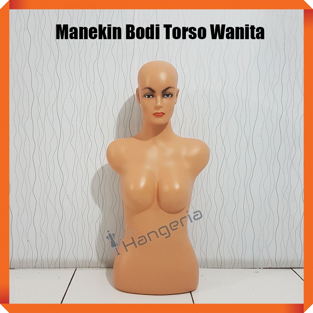 Manekin Cewek Torso Botak | Manekin Cewek | Patung Kaos