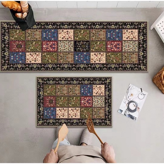 DODORY HL0466 2 in 1 Kitchen Floor Mat /Keset Alas Lantai Kamar Tidur Rumah Dapur Anti Selip/Keset kaki dapur