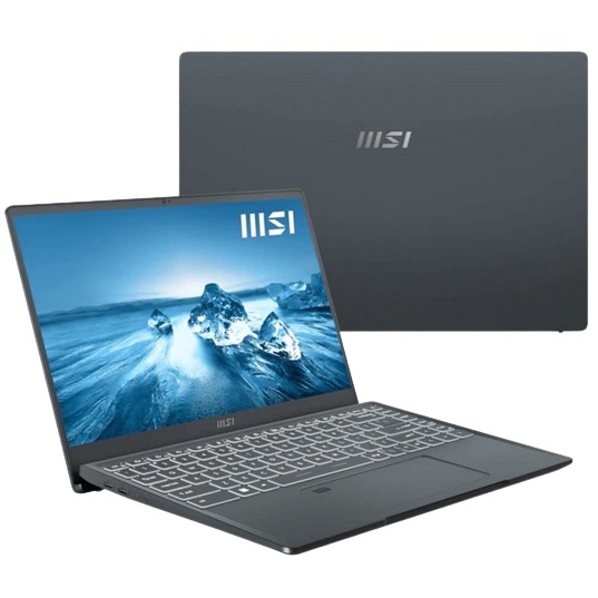 LAPTOP MSI PRESTIGE 14 EVO INTEL I7 1185G7 16GB 1TB SSD IRIS XE 14FHD IPS BL FP WIN10HOME CARBON GREY ORIGINAL BERKUALITAS