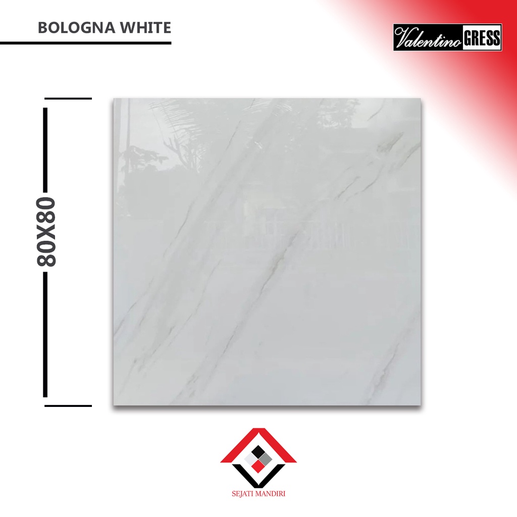 granit 80x80 - motif marmer - valentino gress bologna white