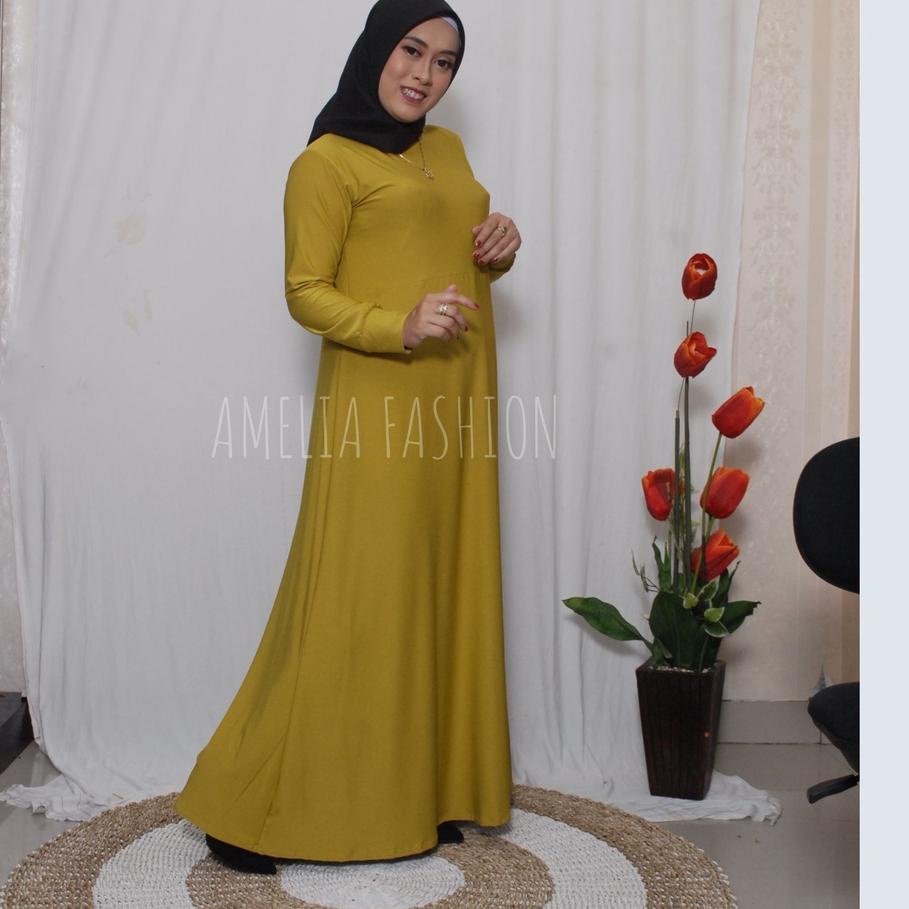 [PROMO]RIKI KARSONO OLSHOP - GAMIS POLOS JERSEY ALL SIZE/GAMIS TERBARU/GAMIS KEKINIAN 2022/DRESS POL