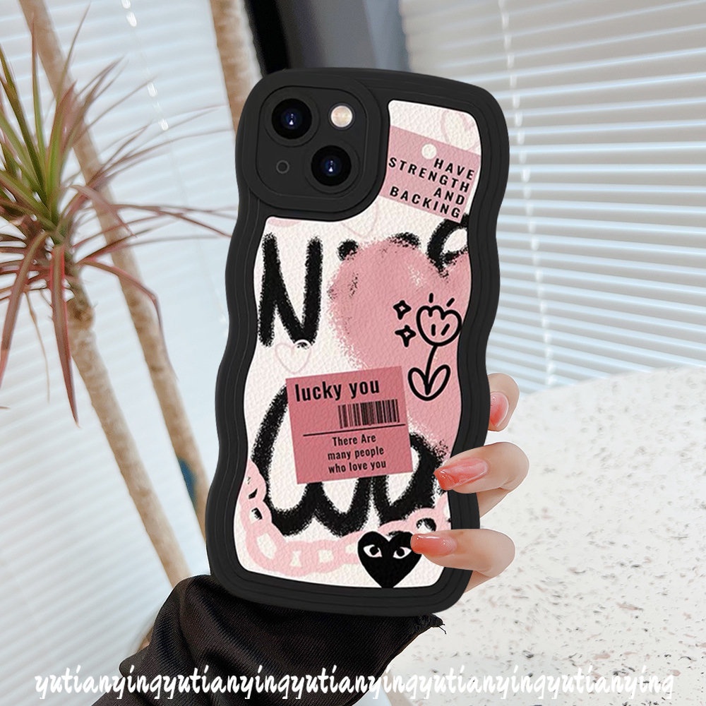 Case Untuk Samsung A04 A04 A04s A03s A13 A50s A03 A23 A04E A02s A52 A12 A20s A50 A53 A32 A51 A22 A30 A20 A31 A30 A52s A11 A21s A33 Comme des Garcons Graffiti Love Heart Soft Flower Case