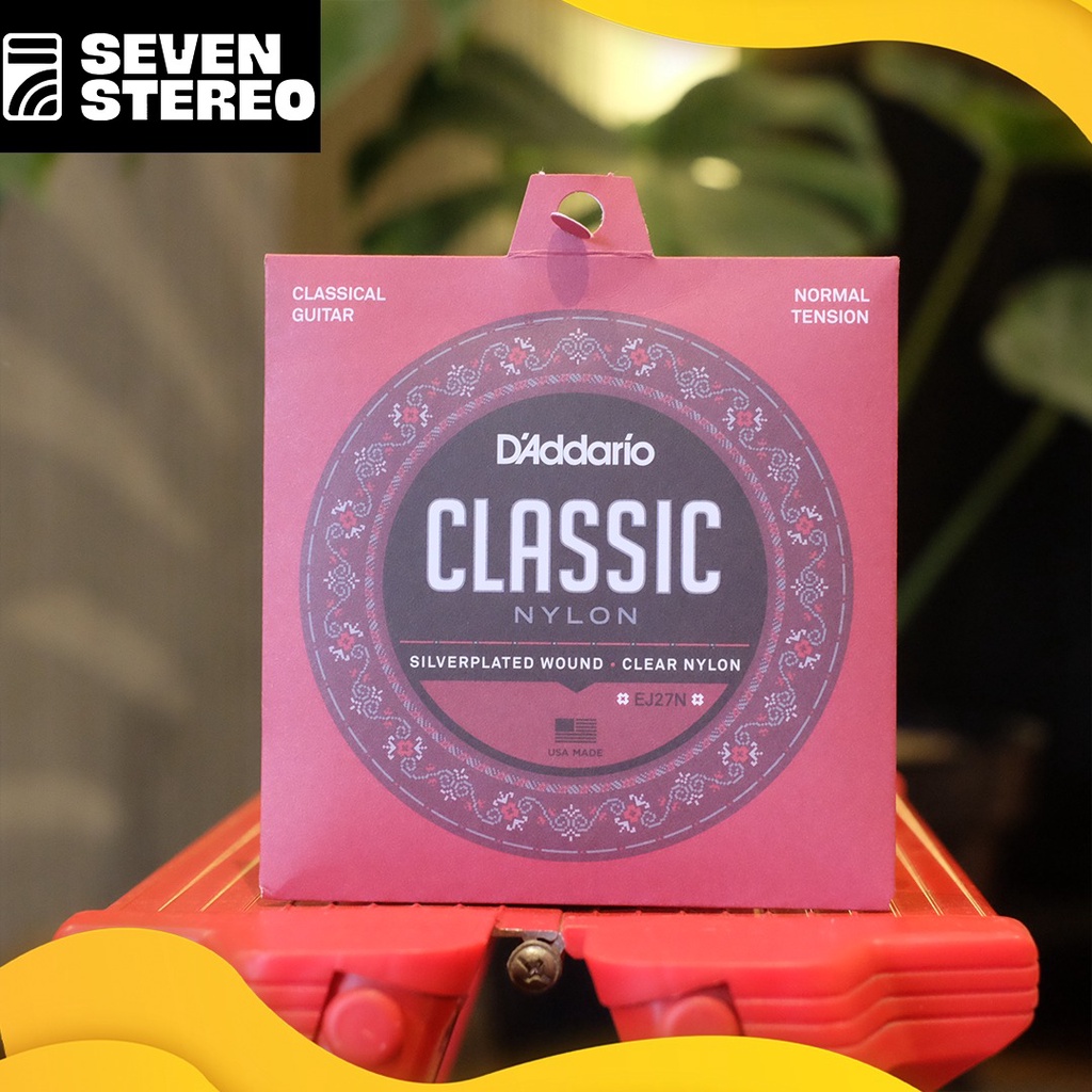 D Addario EJ27N EJ 27N Senar Gitar Classic Nylon Original USA