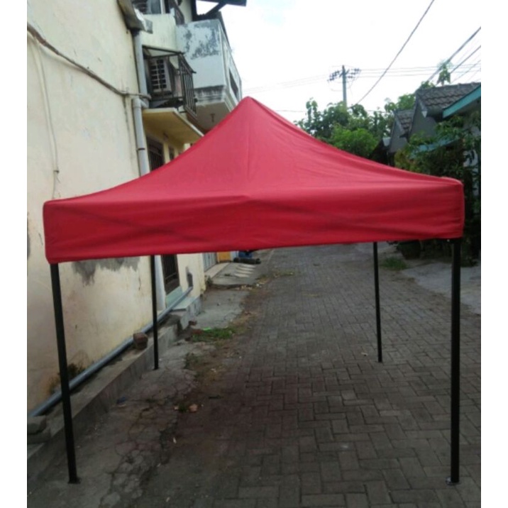 atap tenda lipat ukuran 2 x 2 hanya atap tenda