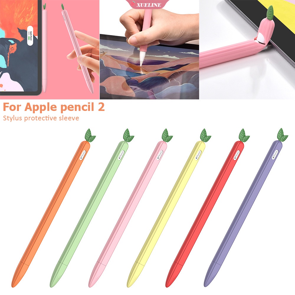 Terlaku Untuk Pensil1/Pensil2 Generasi Penutup Pelindung Kreatif Kartun pen cover non-slip Silikon Pelindung case [ZXL]