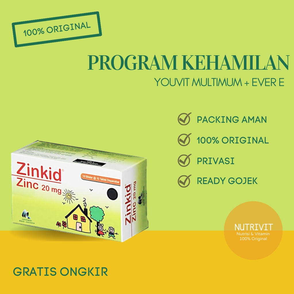 Jual Zinkid 20 Mg Tablet Shopee Indonesia