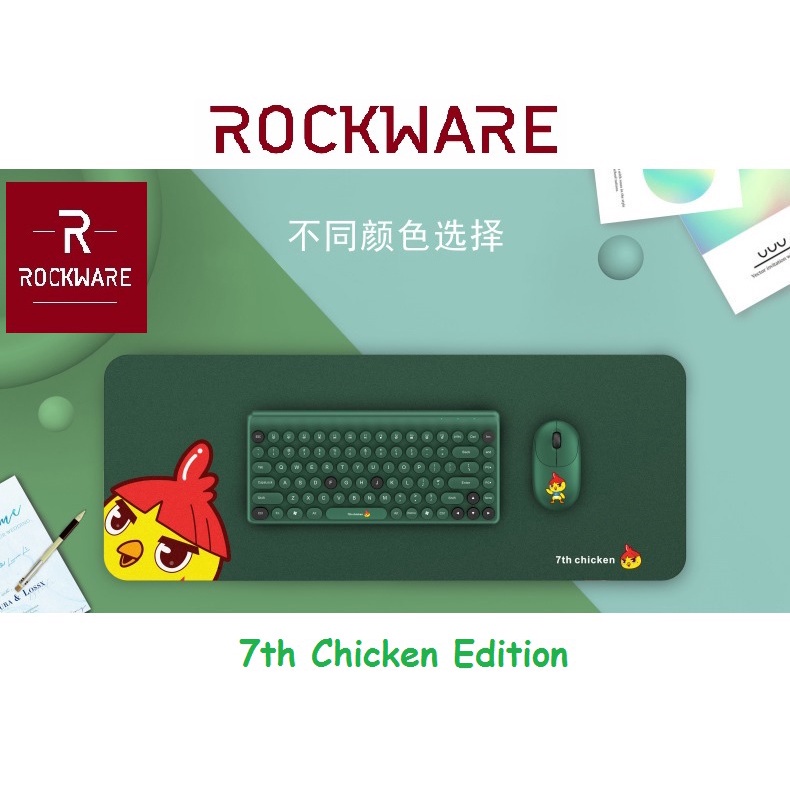 AKN88 -ROCKWARE RW-J7 - Wireless Keyboard Mouse Combo - 7th Chicken Edition