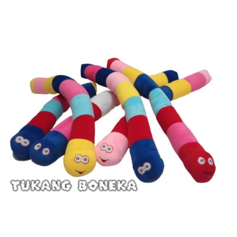 Boneka Cacing Alaska Worms Zone (warna random)
