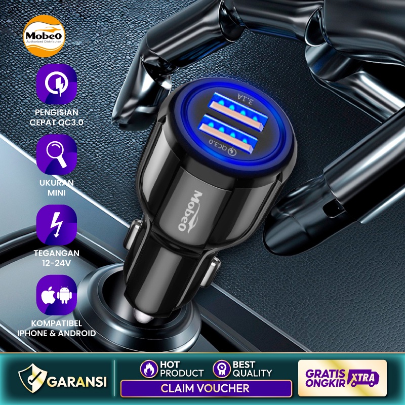 [RESTOCK] Mobeo Car Charger QC 3.0 With 2/4/6 USB Port