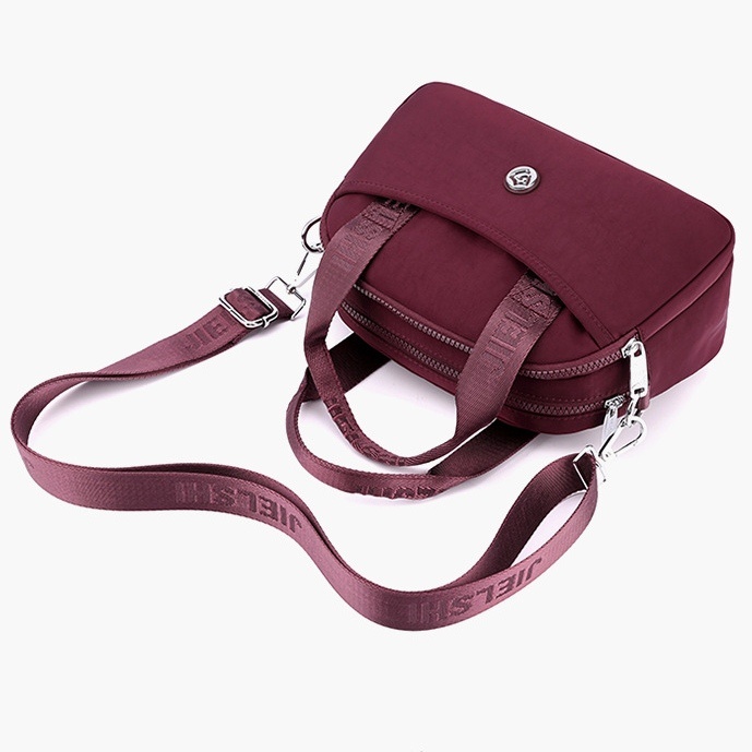 TAS SELEMPANG WANITA TA701M2 IMPORT NYLON UNGU MAKASAN PREMIUM BAHU FASHION SHOULDER BAG CEWEK KOREA REMAJA SLINGBAG KEKINIAN SIMPLE BRANDED BATAM MURAH