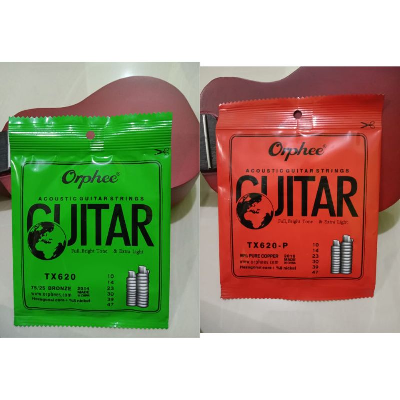senar gitar akustik orphee//senar gitar orphee akustik pack