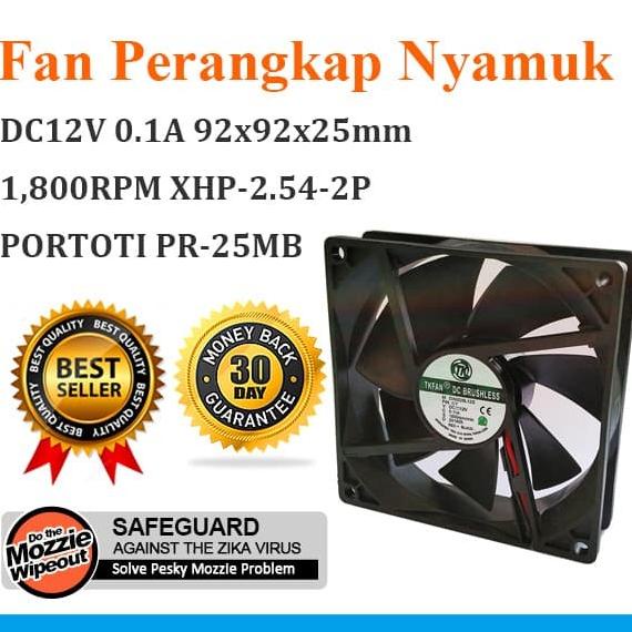 Perangkap Nyamuk PORTOTI PR-25MB DC FAN 9225