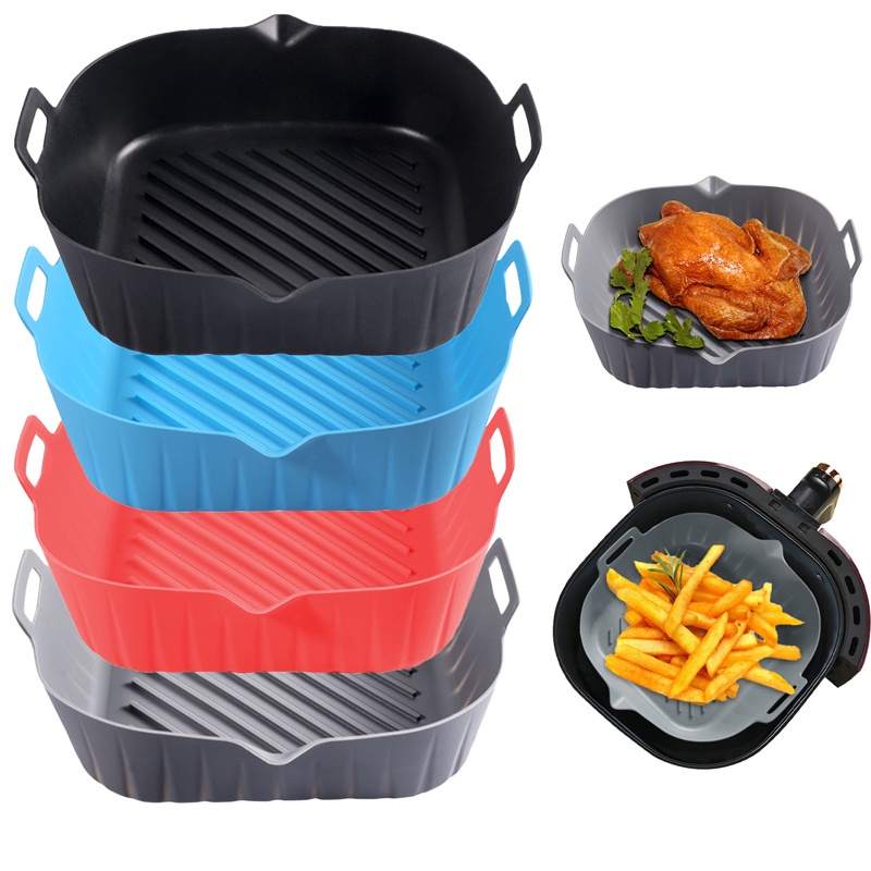 Mi.more Panci Air Fryer Bahan Silikon Pot Multifungsi Tahan Panas Dapat Digunakan Kembali Untuk Dapur