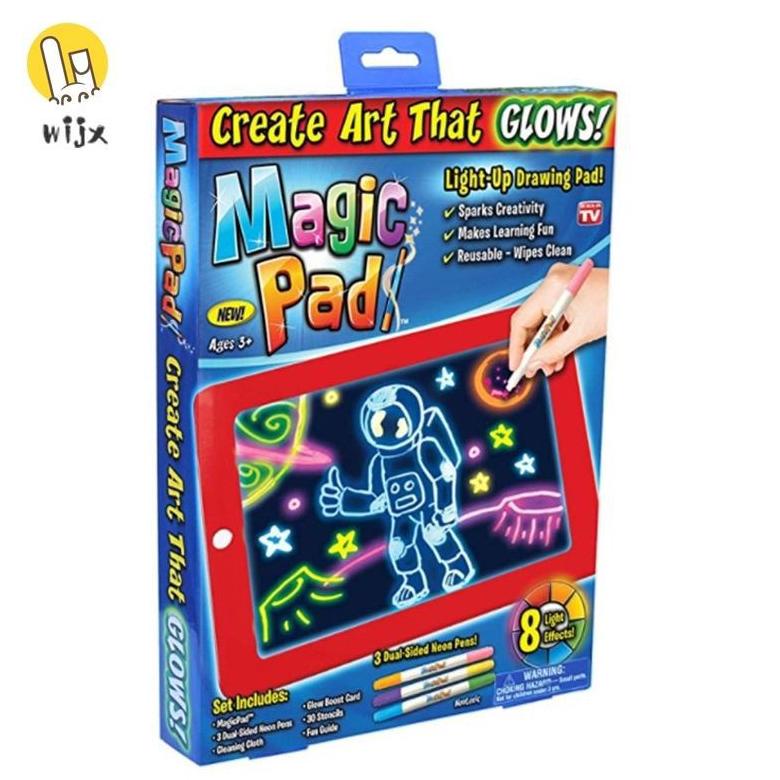 

Trendy Papan Tulis Ajaib Magic Drawing Board Mainan Edukasi Anak Glowing Board Led Light Draw The Light ..