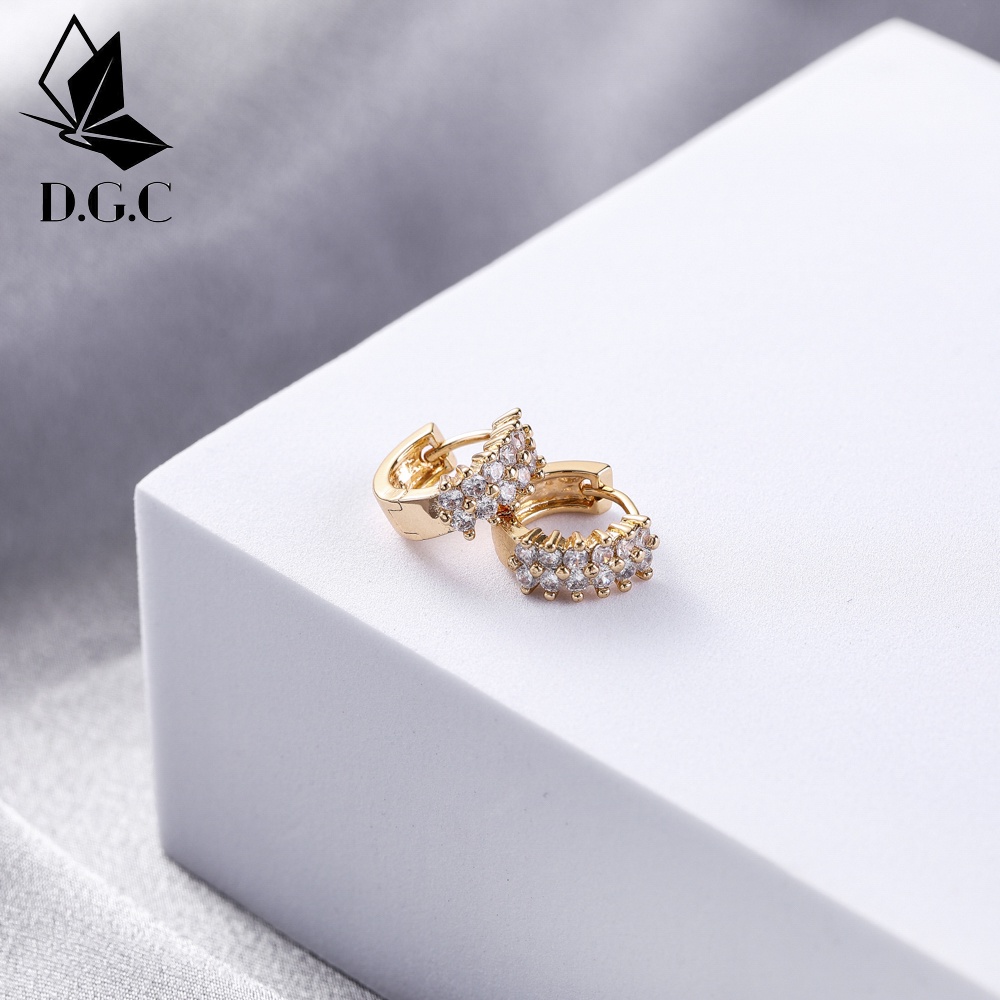 ✨D.G.C✨ ✅Titanium Anting Wanita Mewah Aksesoris Fashion Perhiasan Murah Korea Murah Import Korean Style D595