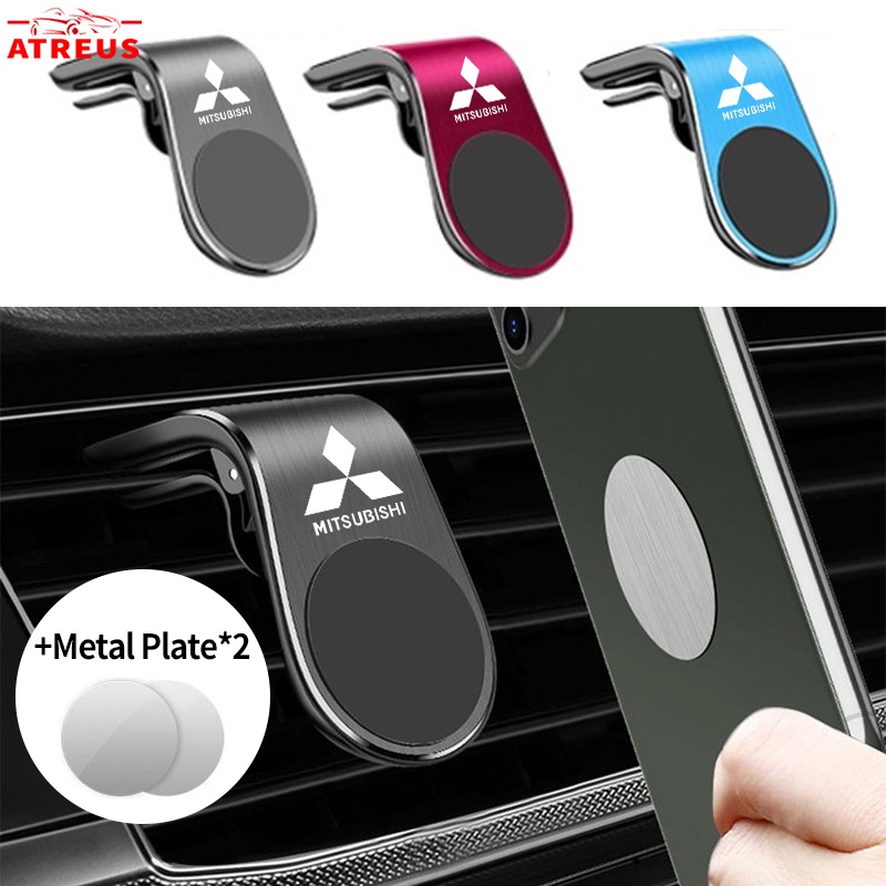 Bracket Magnet Mobil Mitsubishi Navigasi Ponsel Braket Anti Slip Cocok Untuk Xpander Mirage Kuda Lancer Pajero Outlander Attrage Car Phone Holder Smartphone Stand