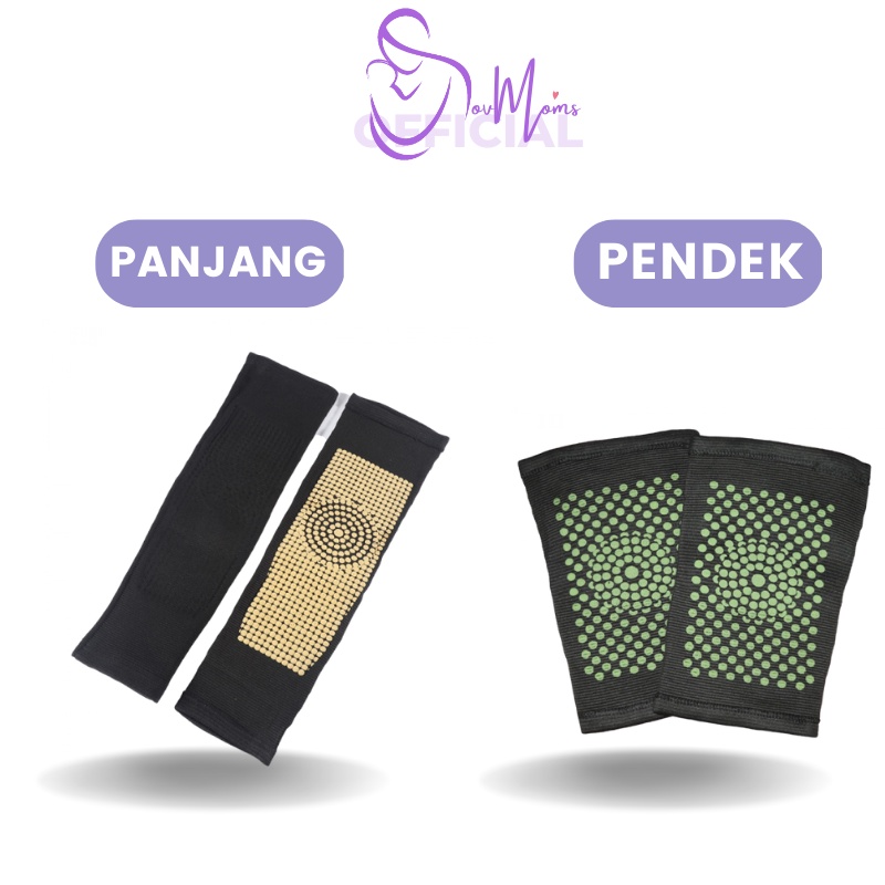 Pelindung Lutut Penghilang Nyeri Multifungsi  Decker Knee Support Dekker  Knee Pad Deker Lutut Tourmaline