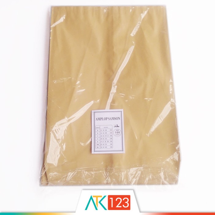 

✨NEW✨ - Amplop Coklat / Samson Guanaco XL (Super Map) isi 100 Buah