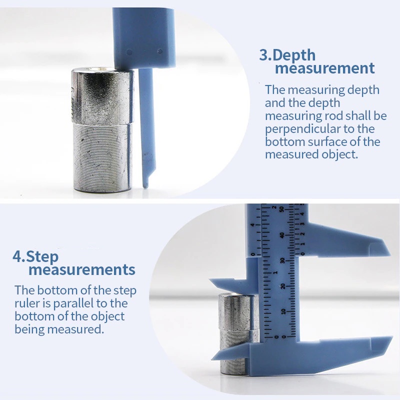 Jangka Sorong Vernier Caliper Gauge Micrometer 150mm - Blue