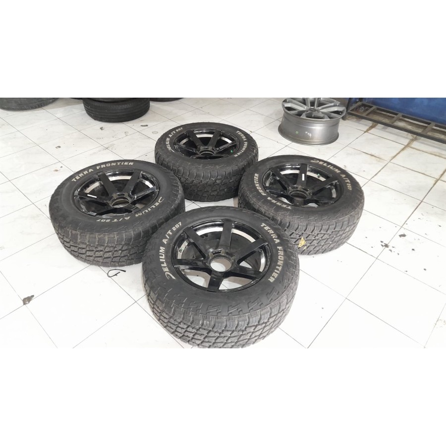 Velg Mobil Bekas Seken Ring 18 Baut 6 LENSO R18X9,5 6X139,7 BAN 285 60 R18