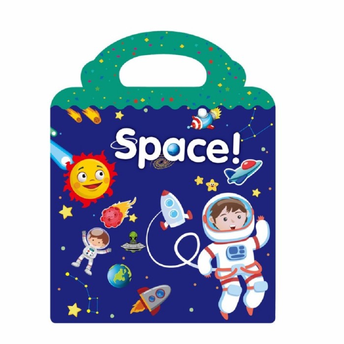 

✨NEW✨ - First Stickers Album Reusable Sticker Animal Space Ocean Animals - Space