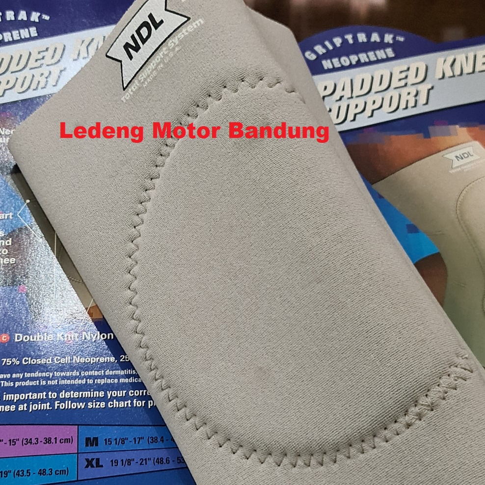 NDL Knee Pad Support Kain Elastis Deker Lutut Olahraga Lari