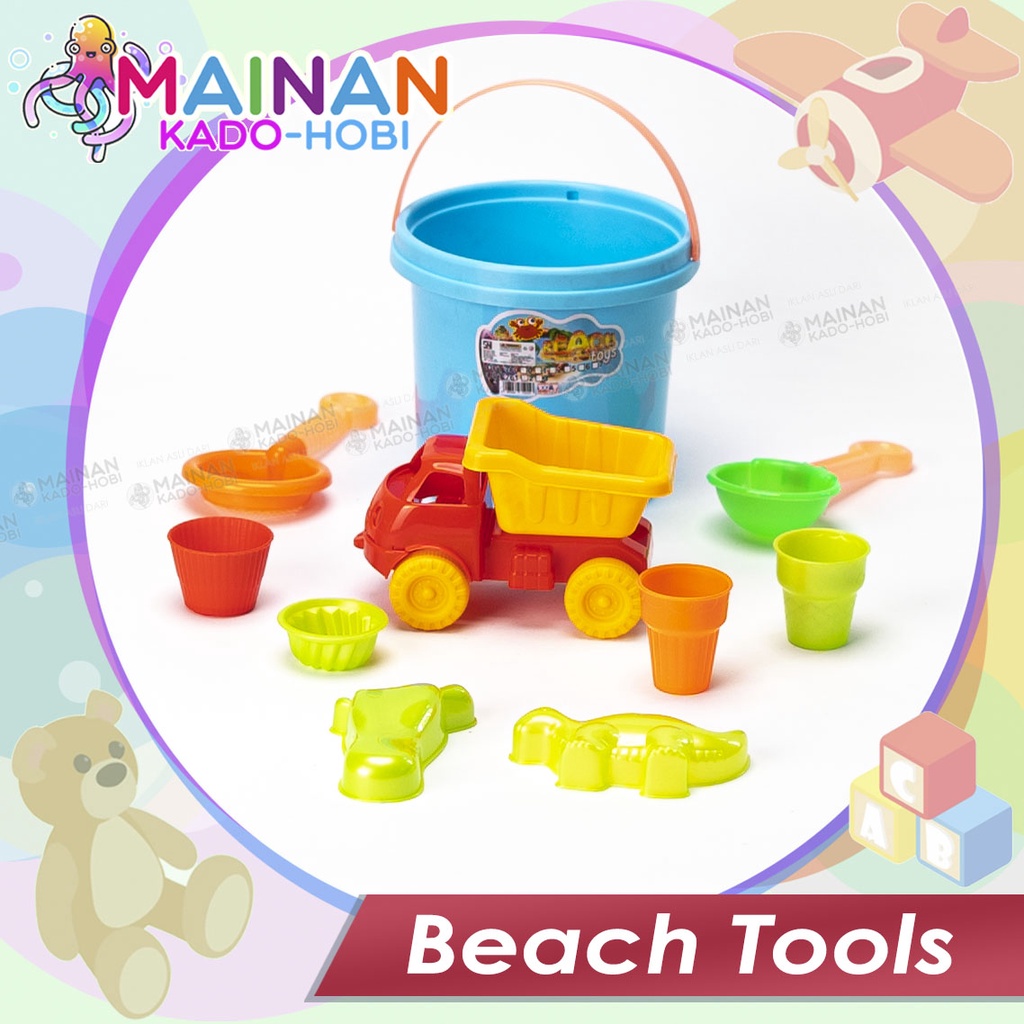 MAINAN EDUKASI ANAK UNISEX PERALATAN PANTAI PASIR BEACH TOOLS TOYS