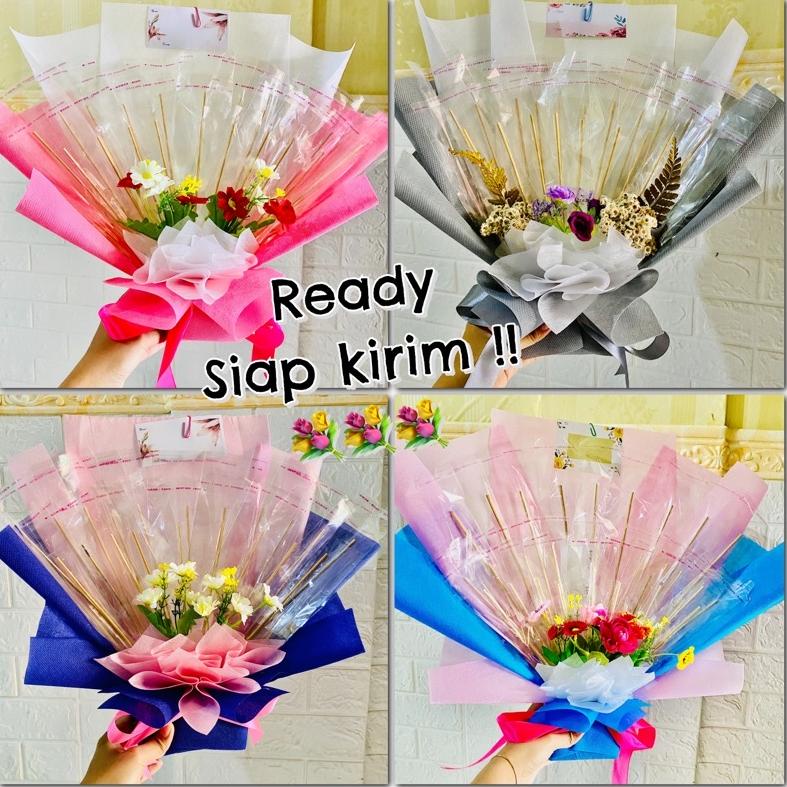 

Terlaris Buket uang atau barang kosong kain spunbond bouquet hampers hadiah ultah wisuda anniversary
