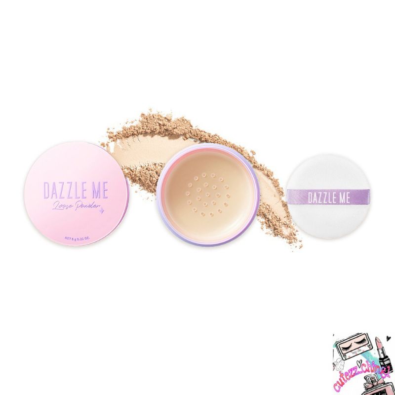 ☃️Cutezz_ching1☃️Dazzle Me Always Setting Loose Powder | Soft Smooth Long Lashting | Bedak Tabur