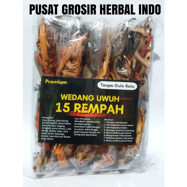 

WEDANG UWUH 15 REMPAH LEBIH KOMPLIT LEBIH BERKHASIAT