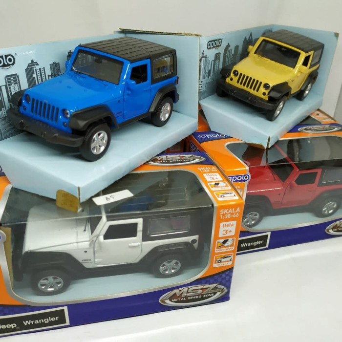 Jeep Wrangler Rubicon Miniatur Mobil