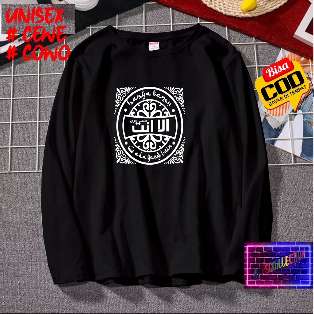 COD/KAOS TIDAK ADA YANG LAIN HANYA KAMU kaos santri dan santriwati putih hitam